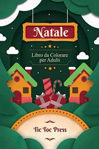 Natale Libro da Colorare per Adulti