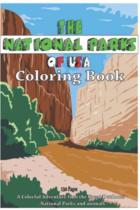 The National Parks USA Coloring Book