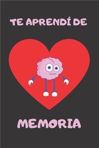 Te Aprendí de Memoria