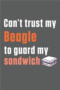 Can't trust my Beagle to guard my sandwich