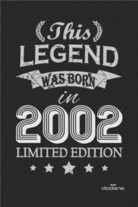 This Legend was born in 2002 LIMITED EDITION