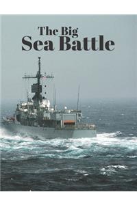 The Big Sea Battle: Classic Battleship Paper Game Grid 2020