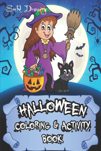 Halloween coloring & activity book