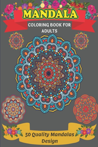 Mandala Coloring Book For Adults 50 Quality Mandalas Design