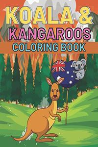 Koala & Kangaroos Coloring Book
