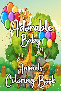 Adorable Baby Animals Coloring book