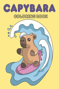 Capybara Coloring Book