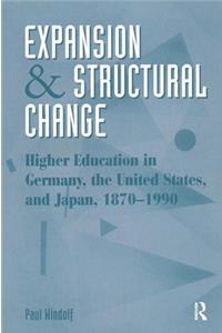 Expansion And Structural Change: Higher Education in Germany, the United States, and Japan, 1870-1990
