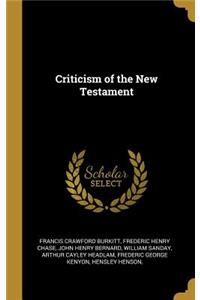 Criticism of the New Testament