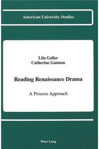 Reading Renaissance Drama