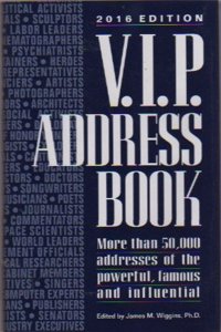 V.I.P. Address Book 2016
