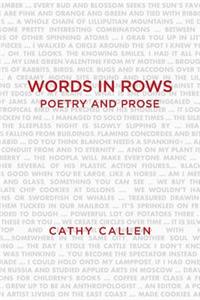 Words in Rows Poetry and Prose