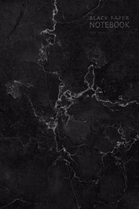 Black Paper Notebook Dot Grid
