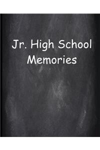 Jr. High School Memories Chalkboard Design School Composition Book