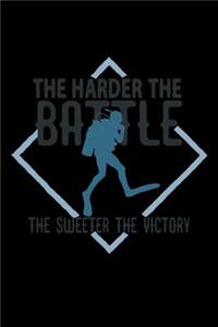 The harder the battle, the sweeter the victory