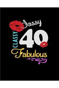 Sassy Classy 40 Fabulous
