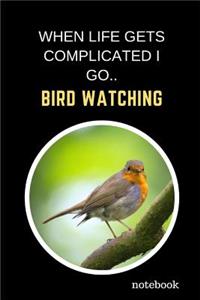 When Life Gets Complicated I Go Bird Watching
