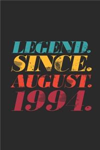 Legend Since August 1994