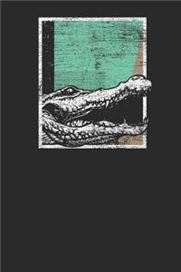 Crocodile Abstract Square