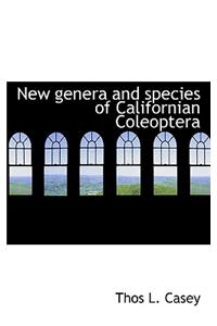New Genera and Species of Californian Coleoptera