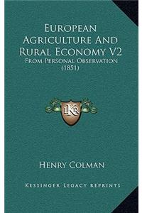 European Agriculture and Rural Economy V2