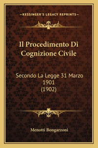 Il Procedimento Di Cognizione Civile