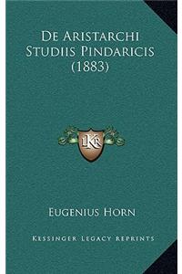 De Aristarchi Studiis Pindaricis (1883)