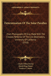 Determination Of The Solar Parallax
