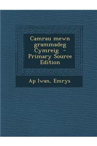 Camrau Mewn Grammadeg Cymreig