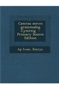 Camrau Mewn Grammadeg Cymreig