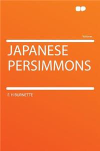 Japanese Persimmons