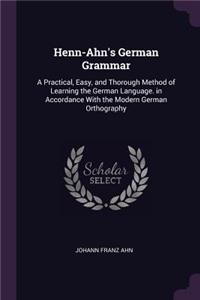 Henn-Ahn's German Grammar