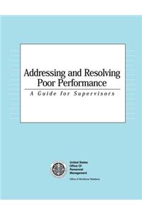 Addressing and Resolving Poor Performance
