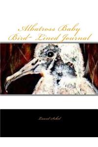 Albatross Baby Bird Lined Journal