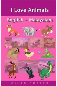 I Love Animals English - Malayalam