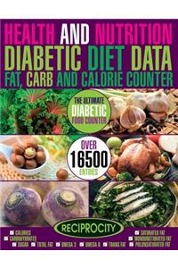 Health & Nutrition, Diabetic Diet Data, Fat, Carb & Calorie Counter