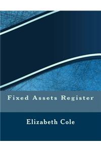Fixed Assets Register