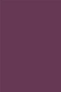 Halaya Ube Color Journal Simple Plain Purple