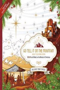 GO TELL IT ON THE MOUNTAIN ADULT COLORIN
