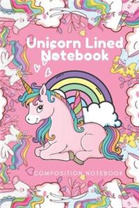 Unicorn Lined Notebook - Composition Notebook