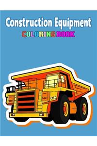 Construction Equipment Coloring Book