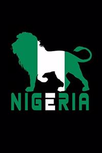 Nigeria Flaggen Notizbuch