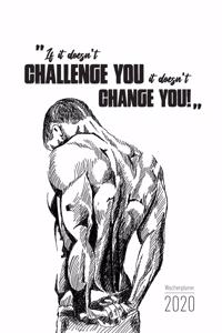 Wochenplaner 2020 - Fitness Gym Bodybuilding