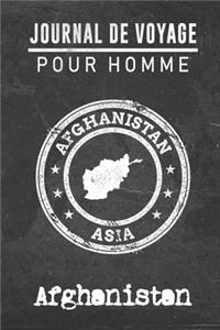 Journal de Voyage pour homme Afghanistan