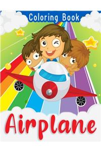 Airplane Coloring Book