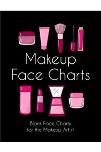 Makeup Face Charts Blank Face Charts for the Makeup Artist