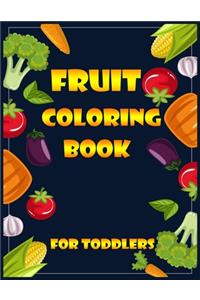 Fruits Coloring Book for toddlers