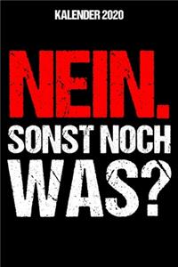 Kalender 2020 Nein Sonst Noch Was