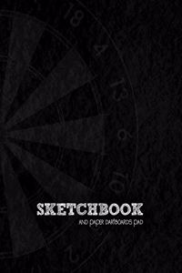 Sketchbook and Paper Dartboards Pad