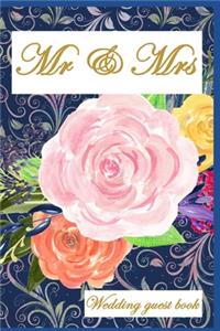 Mr & Mrs Wedding Guest Book